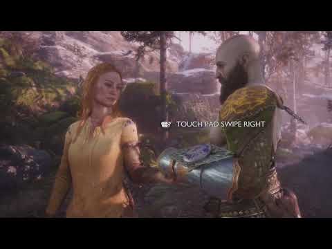 God of War Ragnarök 💗 Touchpad swipe right 💗 Easy Solution at 2min & 20sec