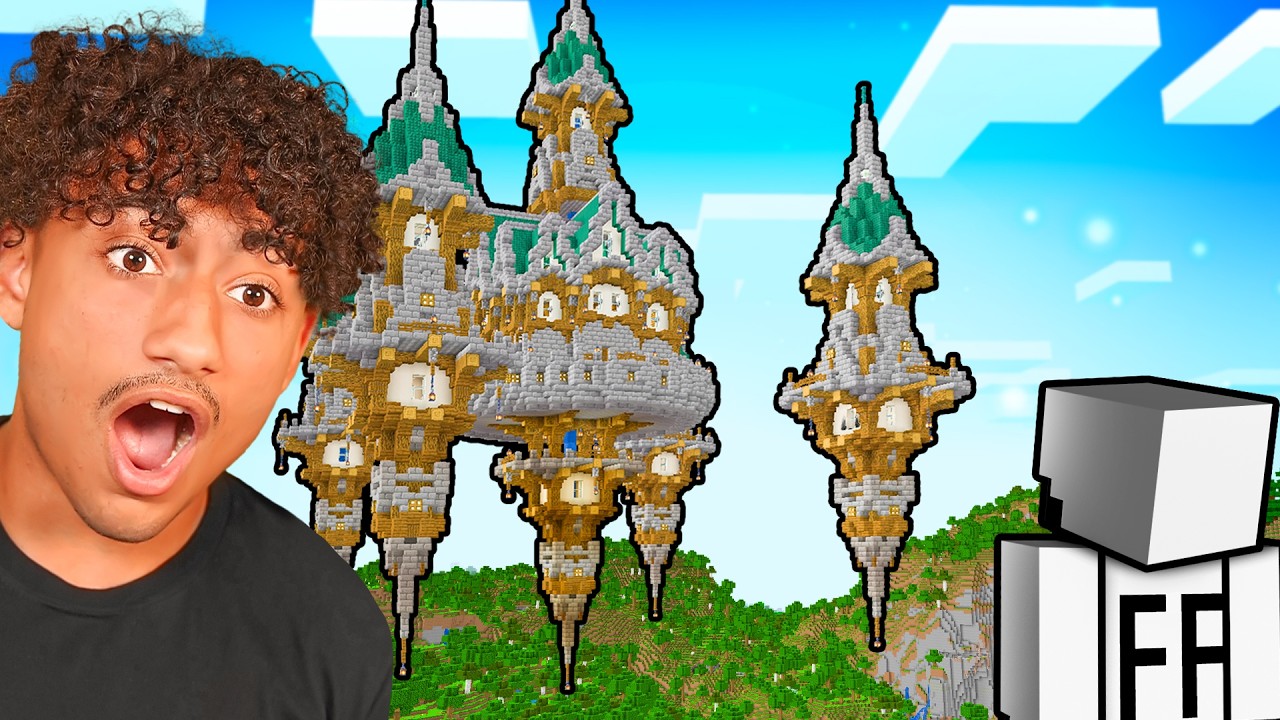 We Built The BEST SKYBASE In Minecraft!