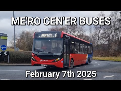 Buses at Gateshead Metrocentre (07/02/2025)