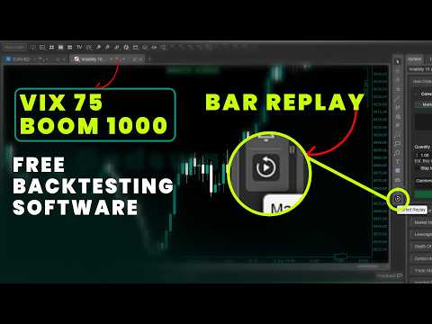 Free Synthetic (Deriv) Indices Backtesting Software with BAR REPLAY💥 (CHEAT CODE)