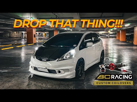 ARE BC COILOVERS WORTH IT?? || BC RACING V1 SERIES INSTALLATION - HONDA JAZZ GE8 || BISAYA CONTENT