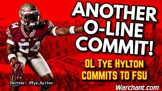 ANOTHER OL COMMIT! | 3* OL Tye Hylton Commits to Florida State | FSU Recruiting | Warchant TV #FSU