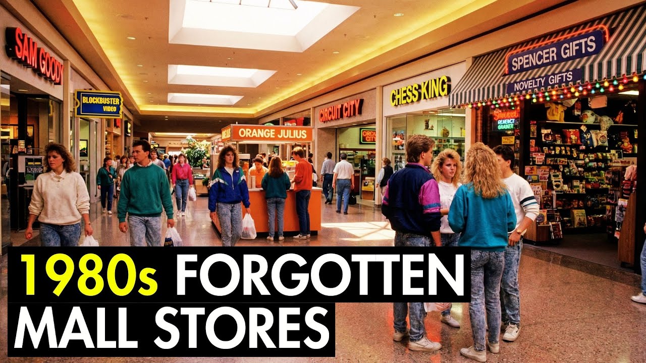 11 Forgotten American Mall Stores from the 1980s
