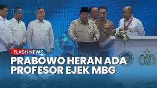 Prabowo Sentil Profesor yang Mengejeknya, MBG Disebut Hamburkan Anggaran: Ini Hasil Penghematan!