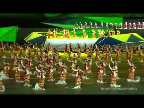 Myanmar Traditional Dance in 27th SEA Games 2013