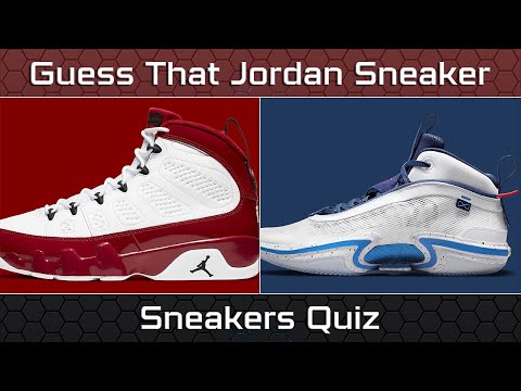 Guess the Air Jordan Sneaker Quiz | Sneaker Logo Game | Logo Trivia - YouTube