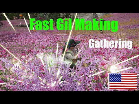 FF14 - Fast Gil Making with gatherers! 1M/hour - English Version