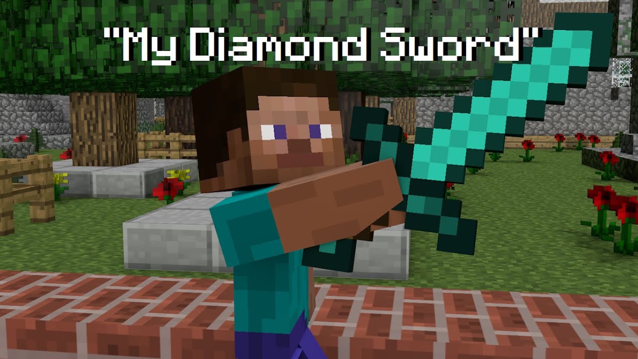 ♬ "MY DIAMOND SWORD" - MINECRAFT PARODY OF "DEMONS" BY IMAGINE DRAGONS ♬