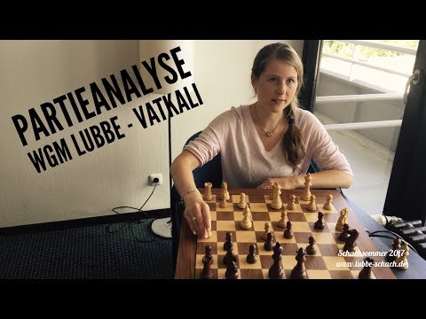 Partieanalyse WGM Lubbe - Vatkali