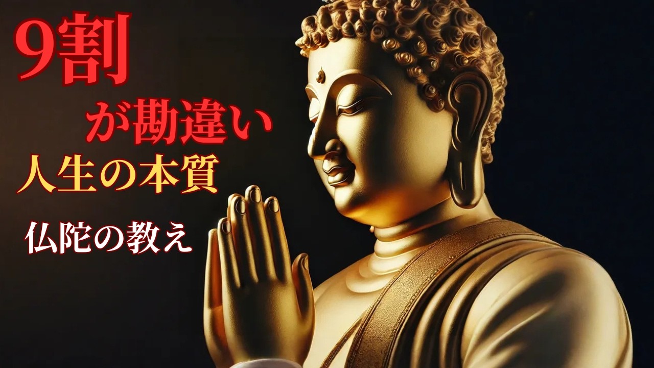 9割が勘違いしている「人生の本質7選」～仏陀の教え