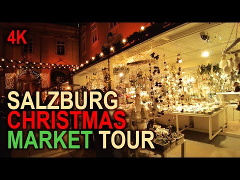 Mercado de Natal de Salzburgo (4K HD)