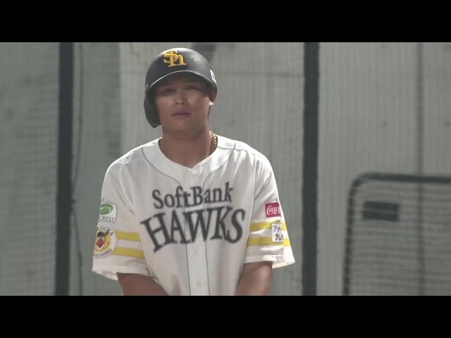 【ファーム】今日2本目のタイムリー!! ホークス・笹川吉康 三塁線への鋭い打球で勝ち越し!! 2025年7月3日 福岡ソフトバンクホークス 対 阪神タイガース