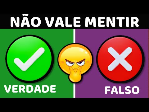 Verdadeiro ou Falso🤥! Escolha um botão Tiktok ! Jogo das escolhas|Não Vale Mentir| Quiz