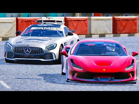 F1 Safety Cars engine F12004 vs Ferrari F8 Tributo - Highlands