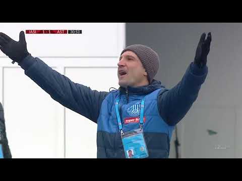 GOOOL! Poli Iași – Astra Giurgiu 1-1. Montini egalează pentru giurgiuveni