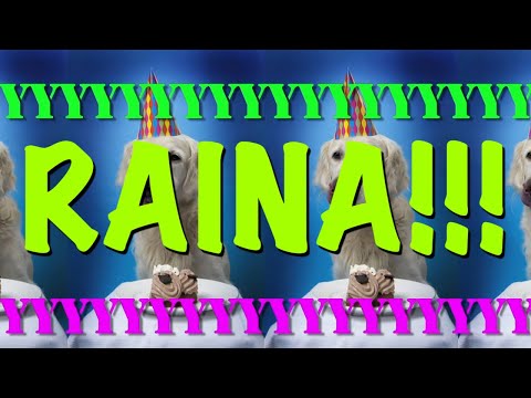 HAPPY BIRTHDAY RAINA! - EPIC Happy Birthday Song