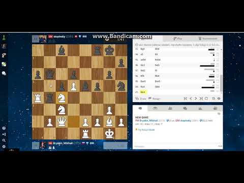 Blitz on Chess.com FM Bryakin Mikhail - GM Stopa Jacek