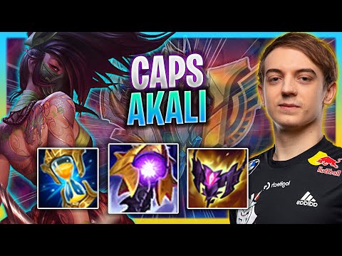 CAPS IS A GOD WITH AKALI! | G2 Caps Plays Akali Mid vs Zac!  Season 2023