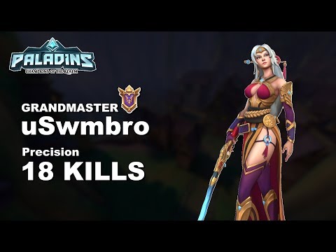 uSwmbro Lian 18 KILLS!! Paladins GM (TOP 15) Ranked Gameplay