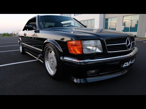 1990 Mercedes 560SEC walk around and drive