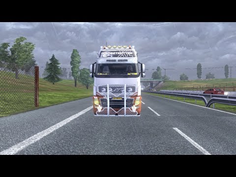 ETS 2- Volvo FH- Hauling some heavy stuff