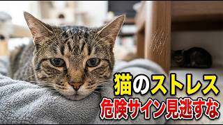 【猫の健康ケア】猫のストレス、見逃してない？危険サインかも