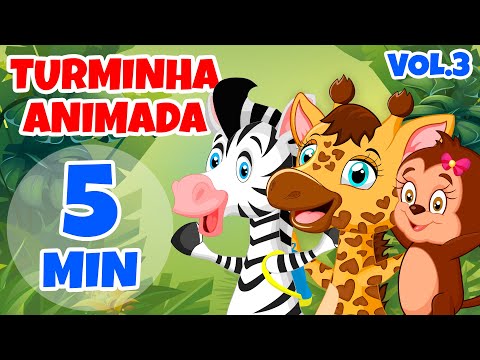 Turminha Animada Vol. 3 - Giramille 5 min | Desenho Animado Musical