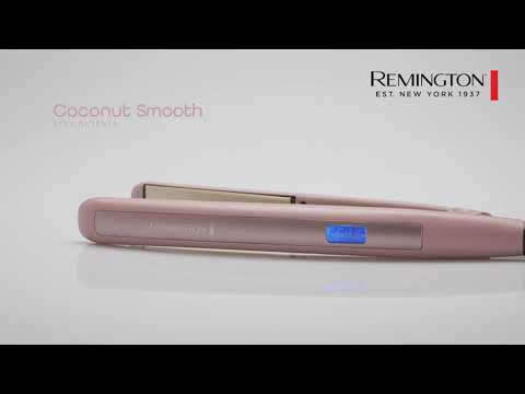 Remington Plaukų tiesinimo žnyplės Coconut Smooth S5901 video