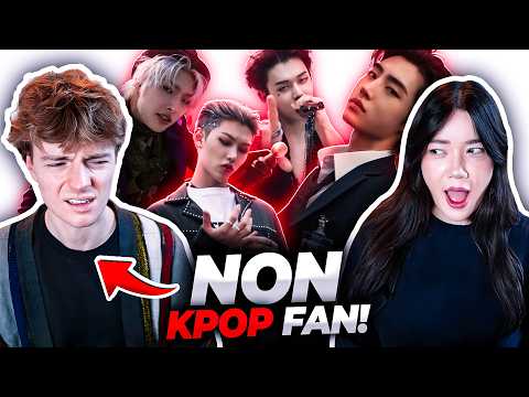FORCING MY NON KPOP BOYFRIEND TO REACT TO KPOP (ATEEZ, STRAY KIDS, ENHYPEN, TXT)