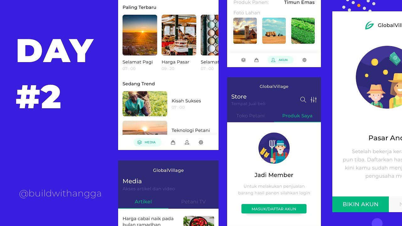 WatchMeWork #2 — My Final Farmers Apps Design