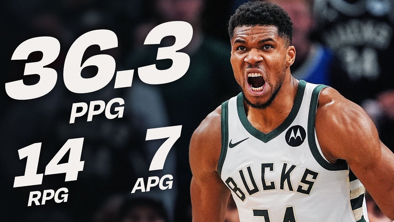 Giannis Is Unstoppable Right Now - 36.3 PPG Through 4 Games!
