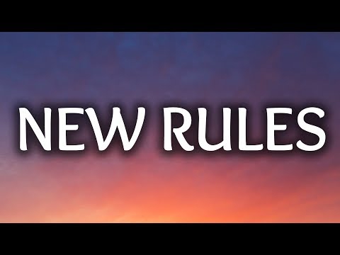 Video New Rules (Letra) de Dua Lipa