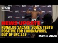 'Jacare' Souza Positive for COVID-19, Out of UFC 249 Reaction - MMA Fighting