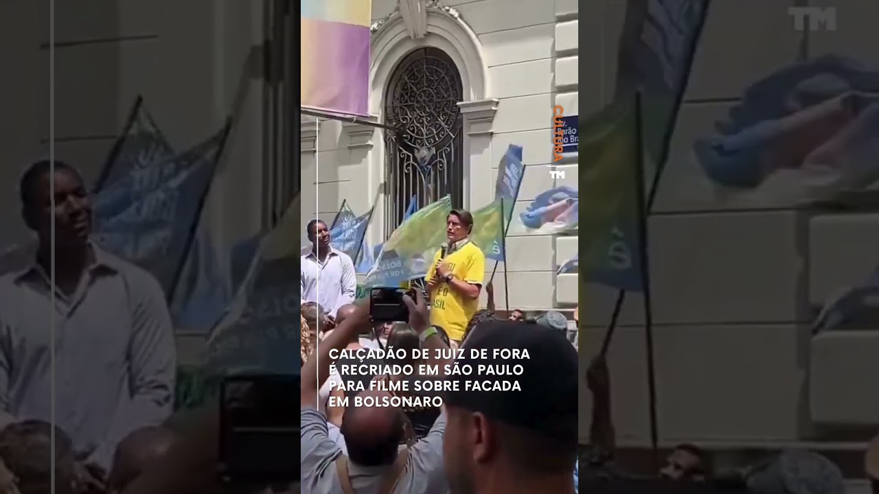 Calçadão de Juiz de Fora é recriado em São Paulo para filme sobre facada em Bolsonaro