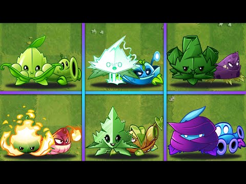 PvZ 2 | 6 Pair Team Vine & Mint Plants Battlez - Who Will Win? - Team Plants vs Team Plants