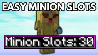 How to Get More Minion Slots FAST in Hypixel Skyblock (Hypixel Skyblock Guide)