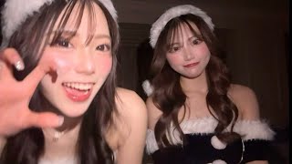 ギャル×ブラックサンタコス　#クリスマス #サンタコス