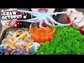 ASMR EATING RAW OCTOPUS X SEA GRAPES EATING SOUNDS LINH ASMR