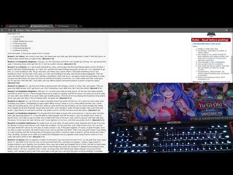 Pendulum Magician Deck Profile - St. Louis Regional Top 8 - 12/09/17