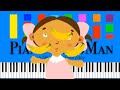 Itororo Theme Song Baby TV Slow EASY Medium 4K Piano Tutorial