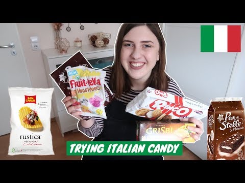 TRYING ITALIAN CANDY