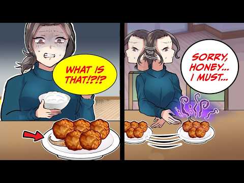 Something was definitely off about my fried chicken, so I swapped my plate with my husband's