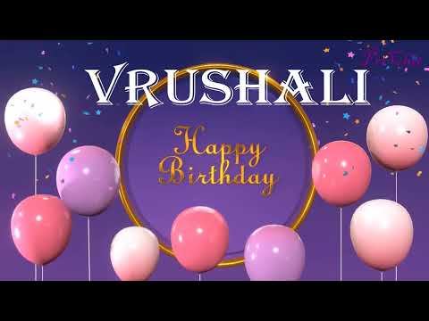 vrushali Birthday Song | Birthday Song vrushali| Happy Birthday vrushali |   @birthdaysongwithnames