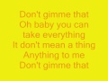 BossHoss - Don't gimme that (official) lyrics ...