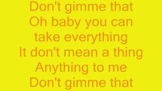 BossHoss - Don't gimme that (official) lyrics