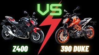 Kawasaki Z400 Vs KTM 390 Duke | Best Lightweight Naked?