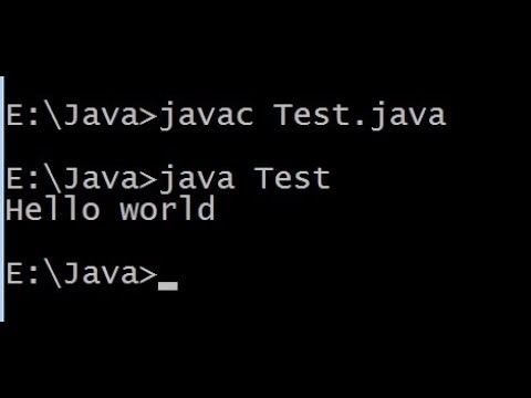 Java Programming Tutorial 03 How to Write and Run Java Program using JDK