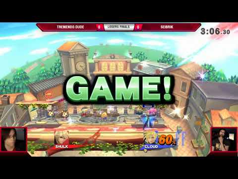 VS Weekly 10/5/17 - Losers Finals - Tremendo Dude (Shulk) vs Seibrik (Cloud) - Smash 4