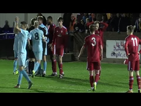 Eastbourne Town 2-1 Worthing  FC played at The Saffrons11.12.18: Highlights: