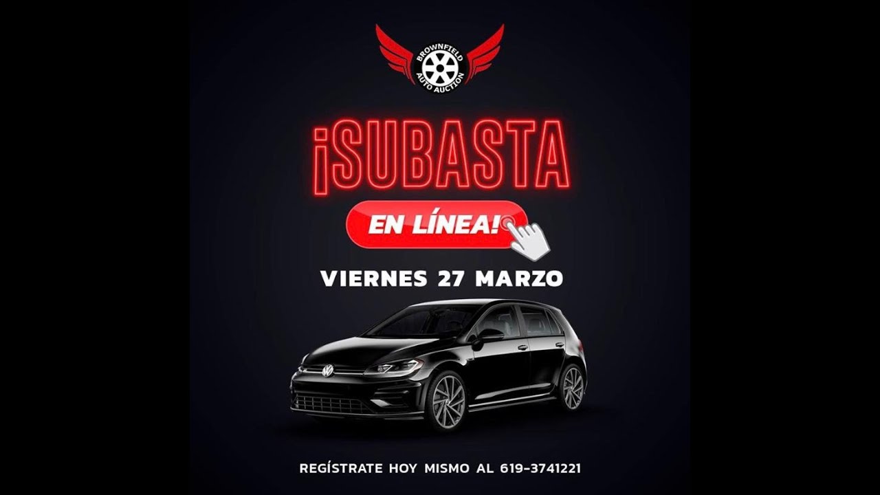 GRAN SUBASTA !! ON LINE :) EN ESTOS DÍAS DE CUARENTENA PUEDES COMPRA CARRO DESDE $225 DLLS